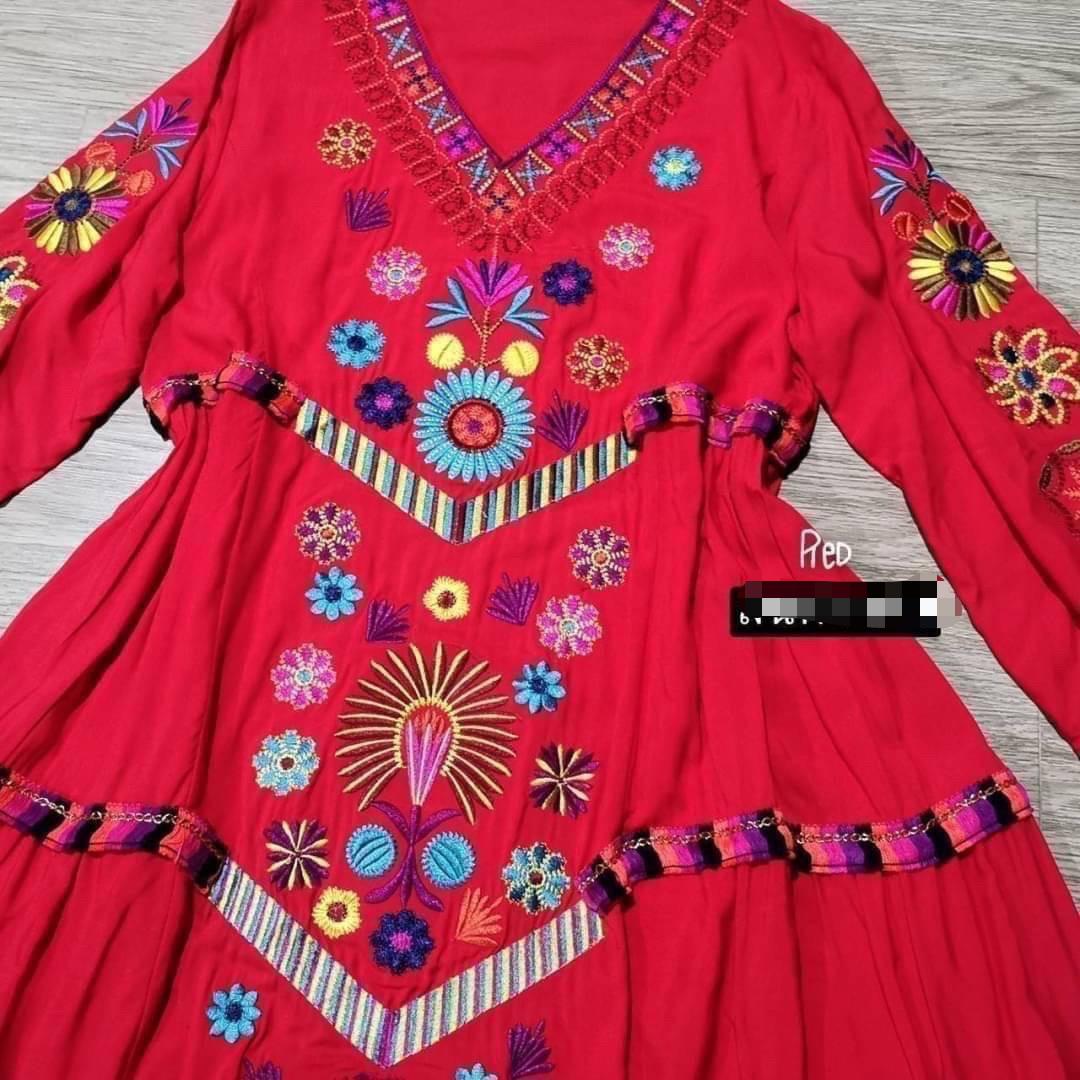 Kaya Embroidered Beachy Dress - Image 2