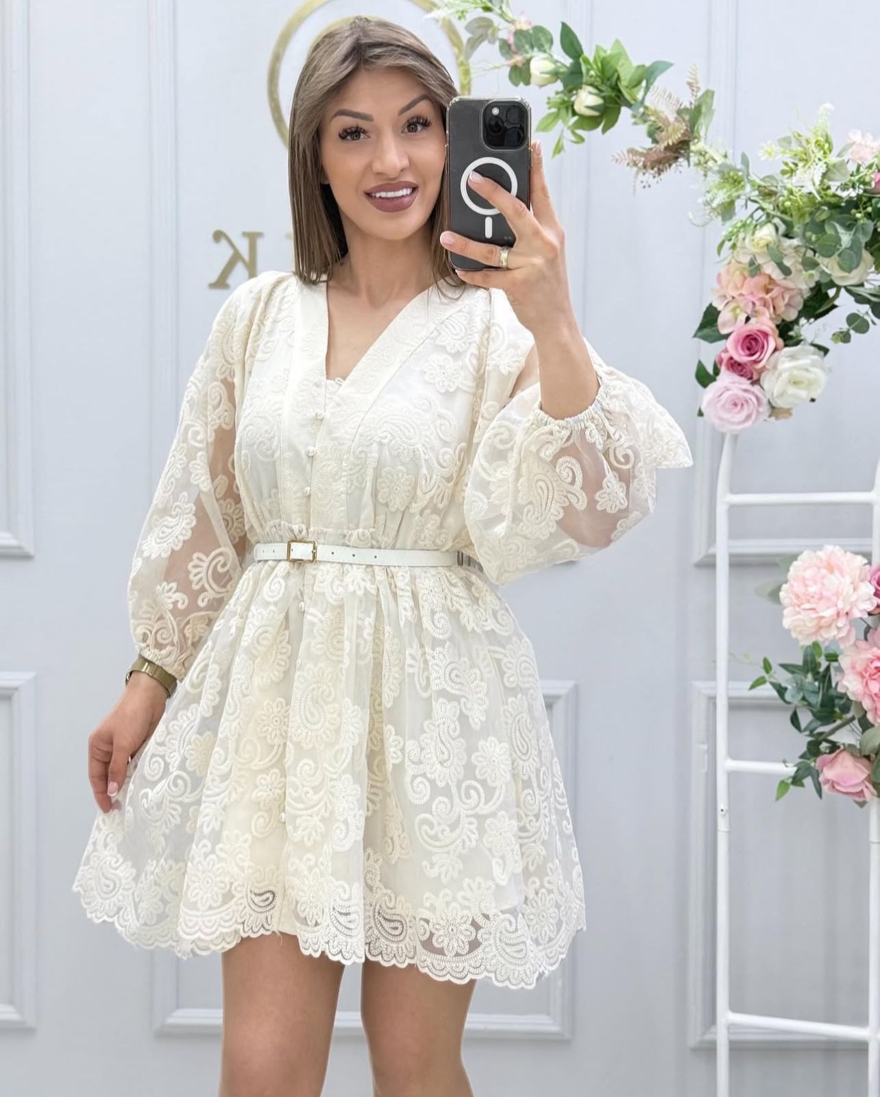 Barbie Mini Lace Dress - Image 3