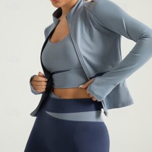 Contrast Trim 3 Piece Workout Set