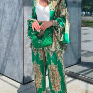 Arab Imported Puff Sleeve Coord Set